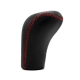 Mitsubishi HKS Black Genuine Leather Red Stitched Shift Knob 5 Speed MT Shifter Lever Screw-On Type M10x1.25