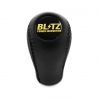 Nissan Blitz Golden Gear Stick Shift Knob 5 & 6 Speed Manual Transmission Genuine Leather Shifter Lever Screw-On Type M10x1.25