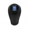 Nissan Nardi Tokyo Blue Gear Stick Shift Knob 5 & 6 Speed Genuine Leather Manual Gearbox Shifter Lever Screw-On Type M10x1.25