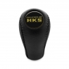 Nissan Powered By HKS Gear Stick Shift Knob Genuine Leather 5 & 6 Speed Manual Transmission Shifter Lever Screw-On Type M10x1.25