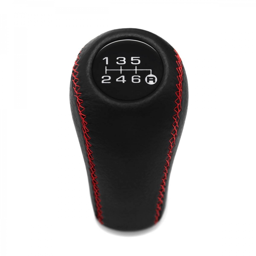 Nissan Gear Stick Shift Knob 6 Speed Manual Transmission Genuine Leather Shifter Lever Screw-On Type M10x1.25