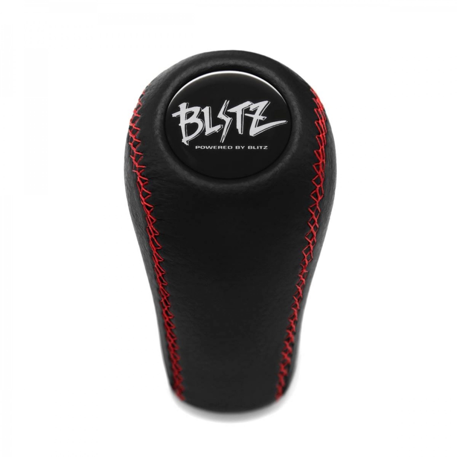 Nissan Gear Stick Shift Knob 5 & 6 Speed Manual Gearbox Genuine Leather Red Stitched Shifter Lever Screw-On Type M10x1.25