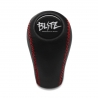 Nissan Blitz Gear Stick Shift Knob 5 & 6 Speed Manual Gearbox Genuine Leather Red Stitched Shifter Lever Screw-On Type M10x1.25