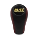 Nissan Blitz Gear Stick Shift Knob 5 & 6 Speed Manual Gearbox Genuine Leather Red Stitched Shifter Lever Screw-On Type M10x1.25