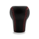 Nissan Short Shift Knob 6 Speed Manual Transmission Genuine Leather Red Stitched Gear Shifter Lever Screw-On Type M10x1.25
