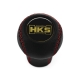 Nissan HKS Short Shift Knob 5 & 6 Speed Genuine Leather Red Stitched Manual Gearbox Gear Shifter Lever Screw-On Type M10x1.25