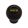 Nissan HKS Short Shift Knob 5 & 6 Speed Genuine Leather Red Stitched Manual Gearbox Gear Shifter Lever Screw-On Type M10x1.25