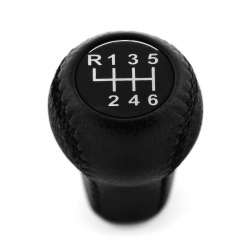 Mazda Genuine Leather Short Shift Knob 6 Speed Manual Transmission Gear Shifter Lever Screw-On Typ eM10x1.25