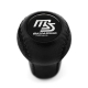 Mazda Trust Grex Blue Emblem Leather Screw-On Type Short Shift Knob 5 Speed Manual Transmission Shifter Lever M10x1.25