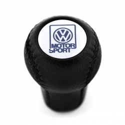 Volkswagen Motorsport Leather Screw-On Type Gear Shift Knob Stick Manual Transmission Shifter Lever