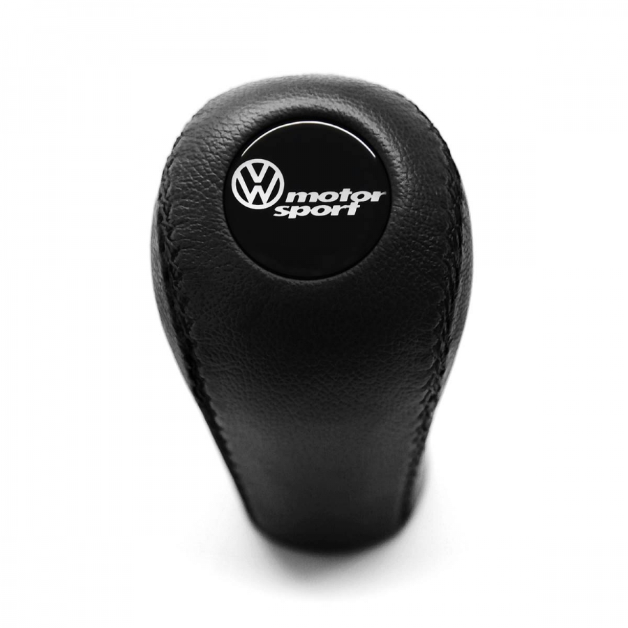 Volkswagen Motorsport Leather Screw-On Type Gear Shift Knob Stick Manual Transmission Shifter Lever