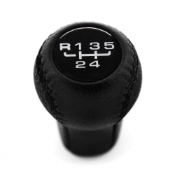 Volkswagen Leather Screw-On Type Gear Shift Knob Stick 5 Speed Manual Transmission Shifter Lever