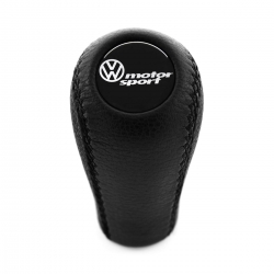 Volkswagen Motorsport Leather Screw-On Type Gear Shift Knob Stick Manual Transmission Shifter Lever M12x1.5