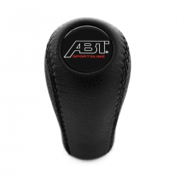 Volkswagen ABT Sportsline Genuine Leather Gear Shift Knob 4 & 5 Speed Manual Transmission Shifter Lever Screw-On Type M12x1.5