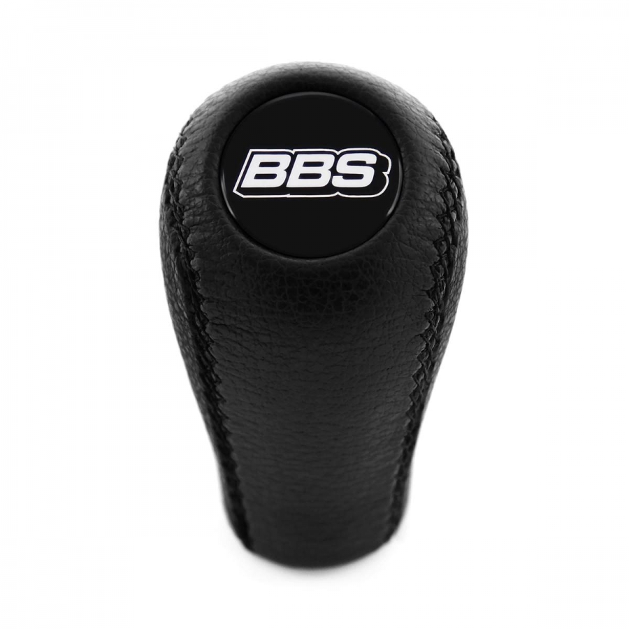 Volkswagen BBS Gear Stick Shift Knob Genuine Leather 4 & 5 Speed Manual Transmission Shifter Lever Screw-On Type M12x1.5