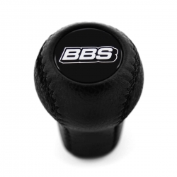 Volkswagen BBS Genuine Leather Short Shift Knob 4 & 5 Speed Manual Transmission Gear Shifter Lever Screw-On Type M12x1.5