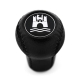 Volkswagen Wolfsburg Edition Genuine Leather Gear Shift Knob 4 & 5 Speed Manual Gearbox Shifter Lever Screw-On Type M12x1.5