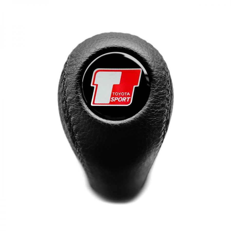 Toyota Trd Leather Screw-On Type Gear Shift Knob Stick 5/6 Speed Manual Transmission Shifter Lever M12x1.25