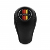 Toyota Old Emblem Gear Stick Shift Knob 5 & 6 Speed Manual Transmission Genuine Leather Shifter Lever Screw-On Type M12x1.25