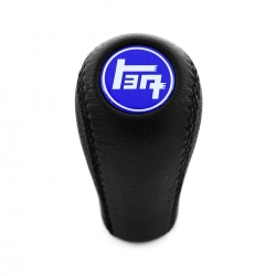 Toyota TEQ Red Emblem Leather Screw-On Type Gear Shift Knob Stick 5/6 Speed Manual Transmission Shifter Lever M12x1.25