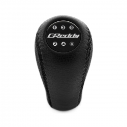 Toyota Greddy Gear Stick Shift Knob Genuine Leather 5 Speed Manual Transmission Shifter Lever Screw-On Type M12x1.25