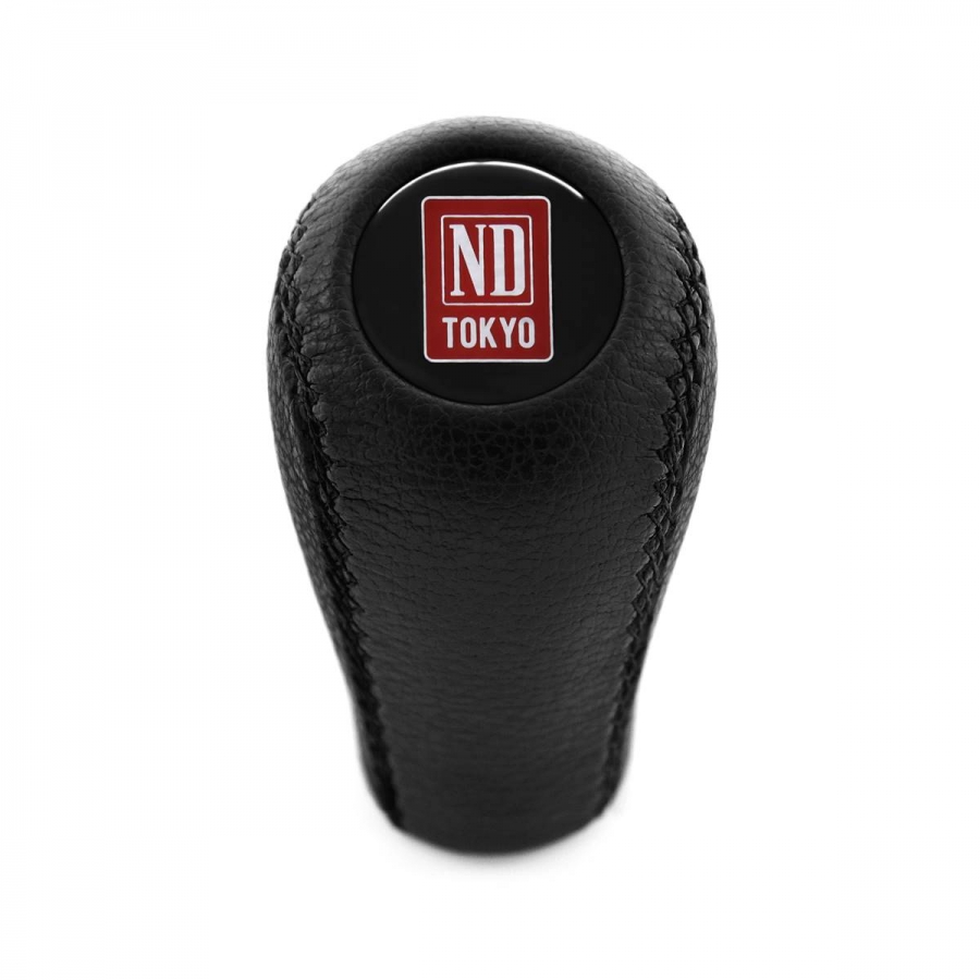 Toyota Nardi Tokyo Red Gear Stick Shift Knob Real Leather 5 & 6 Speed Manual Transmission Shifter Lever Screw-On Type M12x1.25