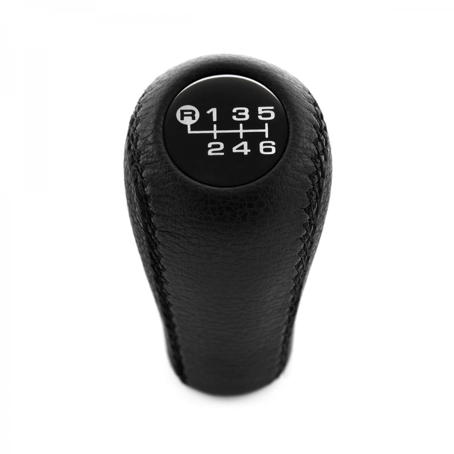 Toyota Gear Stick Shift Knob 6 Speed Manual Transmission Genuine Leather Shifter Lever Screw-On Type M12x1.25