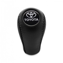 Toyota Gear Stick Shift Knob 5 & 6 Speed Manual Transmission Genuine Leather Shifter Lever Screw-On Type M12x1.25