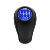 Toyota Trust Grex Blue Gear Stick Shift Knob 6 Speed Manual Transmission Genuine Leather Shifter Lever Screw-On Type M12x1.25