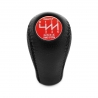 Toyota Trust Grex Red Gear Stick Shift Knob 6 Speed Manual Transmission Genuine Leather Shifter Lever Screw-On Type M12x1.25
