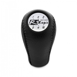 Nissan R Magic Gear Stick Shift Knob 5 Speed Manual Transmission Genuine Leather Shifter Lever Screw-On Type M10x1.25