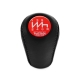 Nissan VeilSide Shift Knob Lift-Up Reverse Lockout 6 Speed Manual Transmission Genuine Leather Shifter Lever Screw-On M10xP1.25