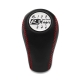 Toyota R Magic Gear Stick Shift Knob 6 Speed Manual Gearbox Genuine Leather Red Stitched Shifter Lever Screw-On Type M12x1.25