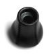 Mazda Trust Grex Black Emblem Genuine Leather Short Shift Knob 5 Speed Manual Transmission Shifter Lever Screw-On Type M10x1.25
