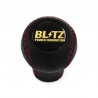 Mazda Blitz Shift Knob 5 & 6 Speed Manual Transmission Red Stitched Genuine Leather Gear Shifter Lever Screw-On Type M10x1.25