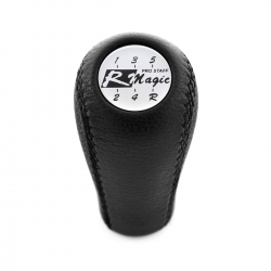 Mazda R Magic Pro Staff Gear Stick Shift Knob 5 Speed Manual Transmission Genuine Leather Shifter Lever Screw-On Type M10x1.25