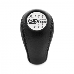 Mazda R Magic Gear Stick Shift Knob 6 Speed Manual Transmission Genuine Leather Shifter Lever Screw-On Type M10x1.25