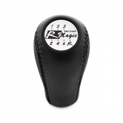 Mazda R Magic Gear Stick Shift Knob Genuine Leather 6 Speed Manual Transmission Shifter Lever Screw-On Type M10x1.25