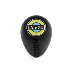 Datsun Competition Short Shift Knob OEM Part Number 40-J4252B 4 & 5 Speed MT Real Leather Shifter Lever Screw-On Type M8x1.25