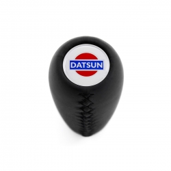 Datsun Competition Short Shift Knob OEM Part Number 40-J4252B 4 & 5 Speed MT Real Leather Shifter Lever Screw-On Type M8x1.25