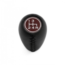 Datsun Competition Short Shift Knob OEM Part Number 40-J4252B 4 Speed MT Genuine Leather Shifter Lever Screw-On Type M8x1.25