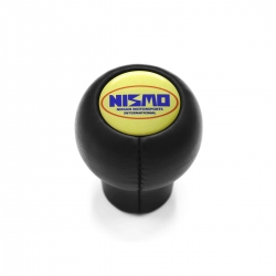 Datsun Nismo Short Shift Knob 4 & 5 Speed Manual Transmission Genuine Leather Gear Shifter Lever Screw-On Type M8x1.25