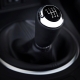 Mazda Short Shift Knob Genuine Leather 6 Speed Manual Transmission Gear Shifter Lever M10x1.25 OEM Part Number NE55-46-030B